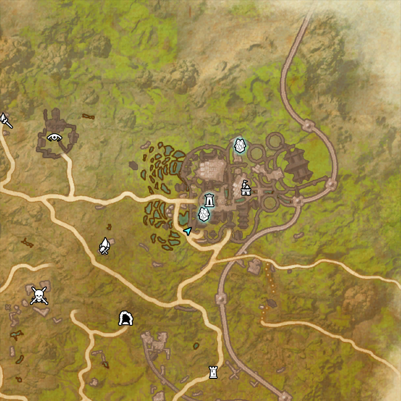 Northern Elsweyr Map - The Elder Scrolls Online (ESO)