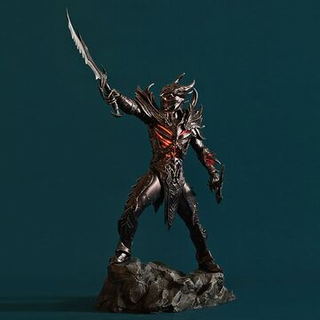 Skyrim daedric deals warrior figure