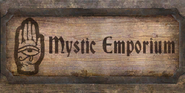 Mystic Emporium sign