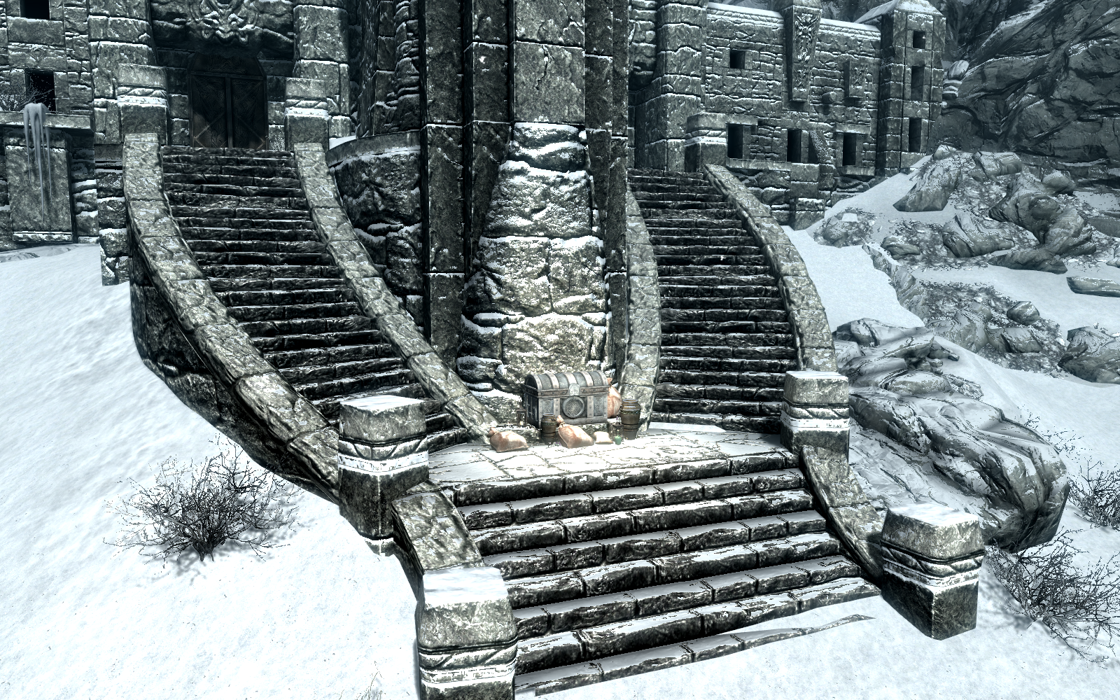 ...the miscellaneous quest in Ivarstead Bring the Supplies to High Hrothgar...