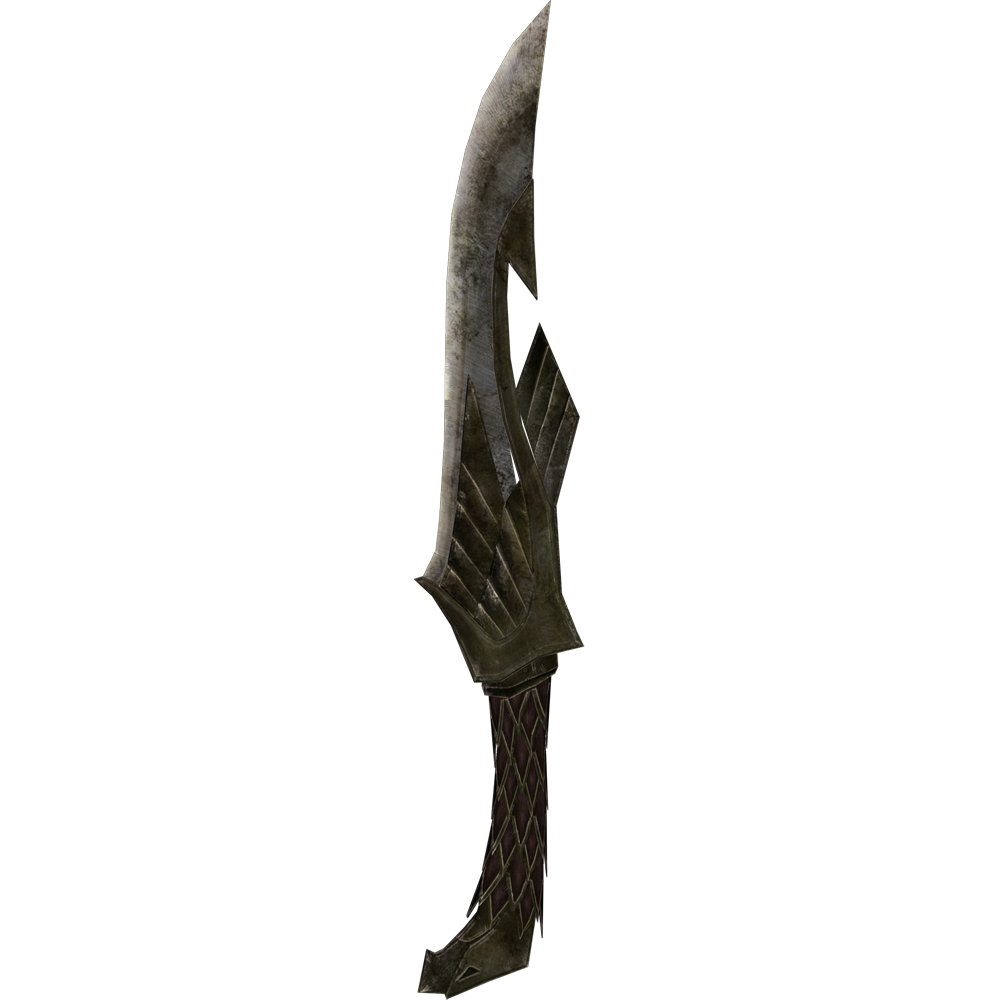 skyrim elven dagger replica