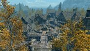 A view of the city from outside the Jarl's Chambers.