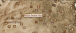 Пещера Змеиная Нора - карта