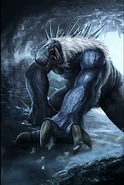 Karta „Rozzłoszczony grahl” z gry The Elder Scrolls Legends