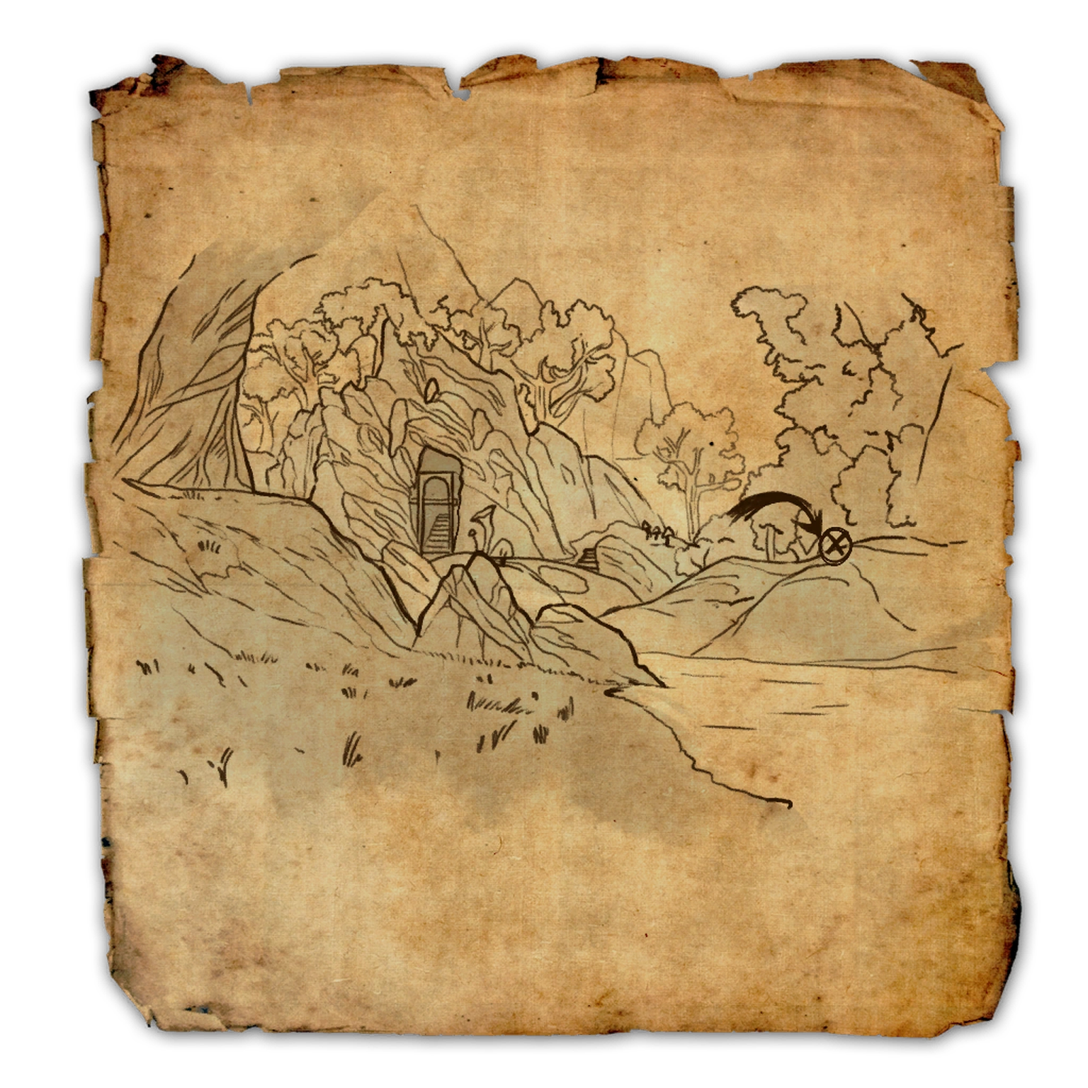 Eso Deshaan Treasure Map 2 Deshaan Treasure Map Iv | Elder Scrolls | Fandom