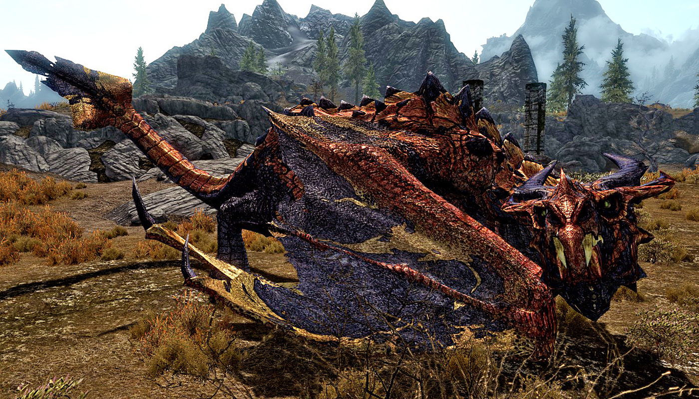 skyrim ancient dragons