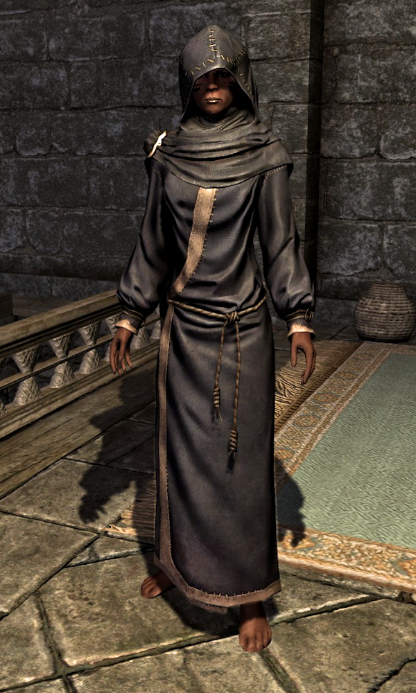 skyrim how to make npc equip clothes