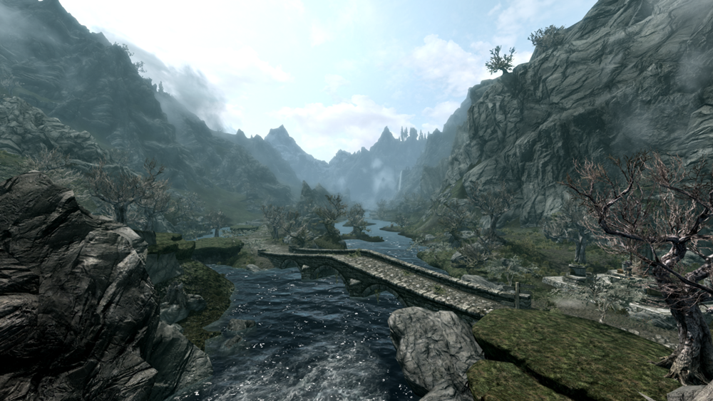 Skyrim глубина изображения