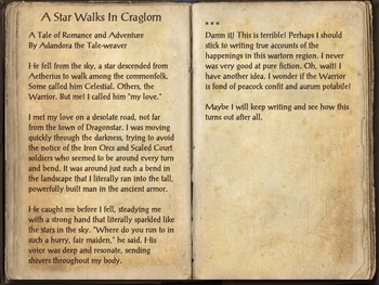 A Star Walks in Craglorn