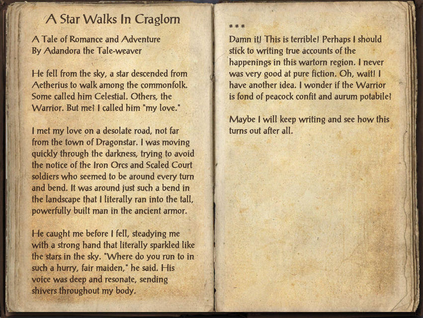 A Star Walks in Craglorn | Elder Scrolls | Fandom