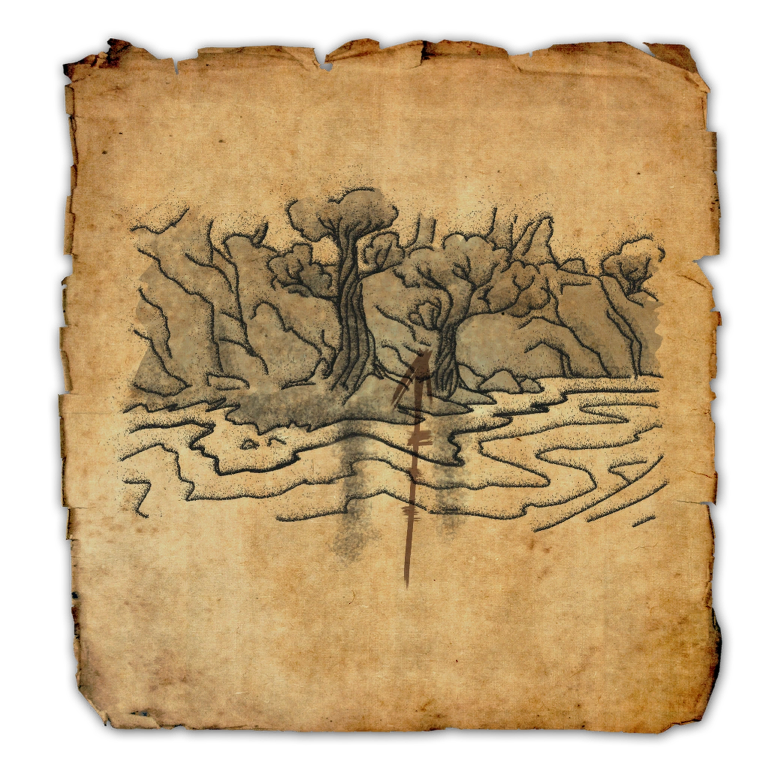 Shadowfen Treasure Map 1 Shadowfen Treasure Map I | Elder Scrolls | Fandom
