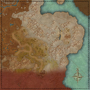 A concept map of Icewind Peaks.