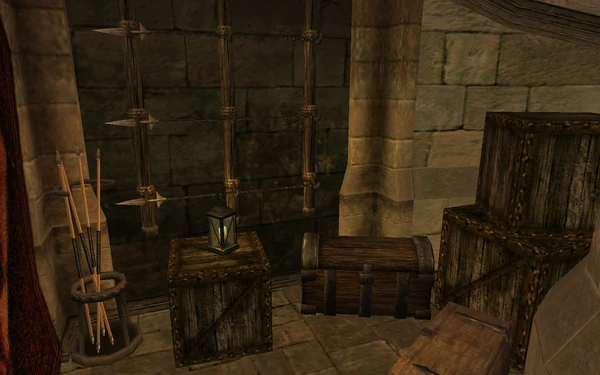 Оружие на стене