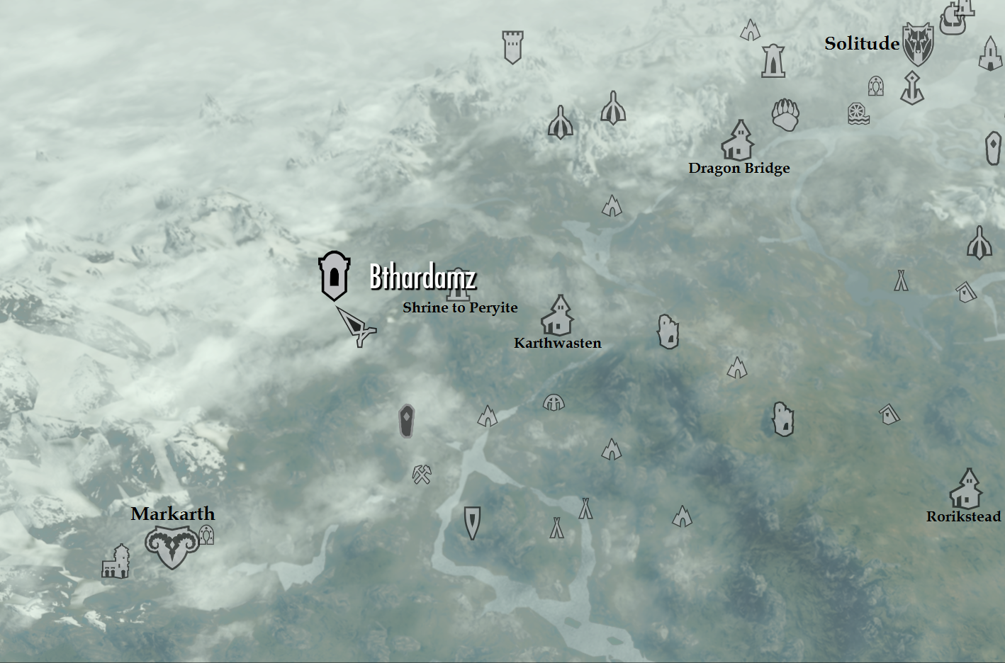 Dwemer Ruins Skyrim Map. 