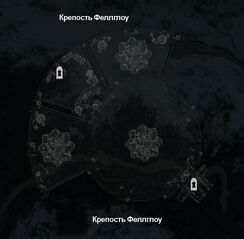 Крепость Феллглоу - Зал ритуалов - план