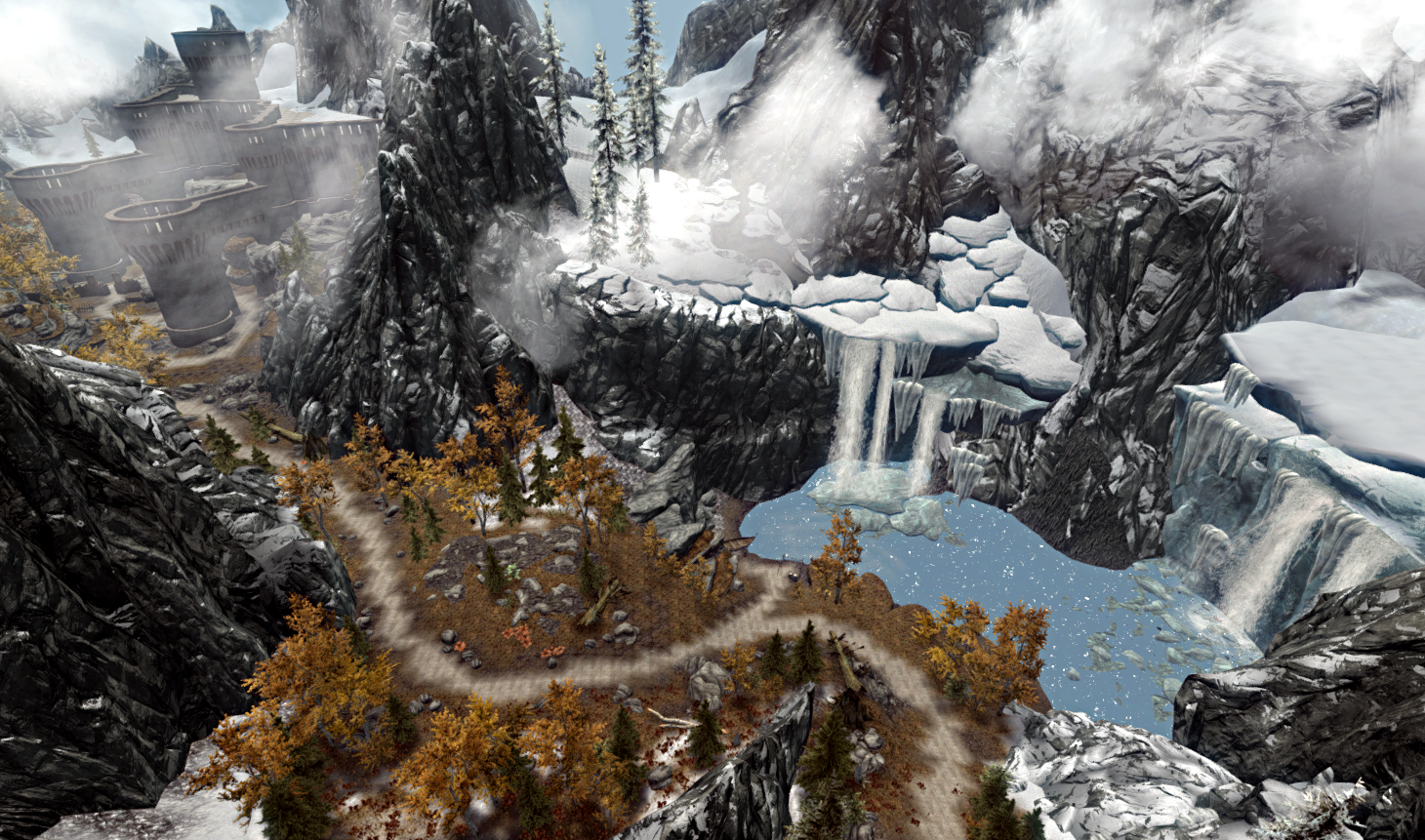 Locations (Dawnguard) Dayspring Canyon is an unmarked location in The Elder...