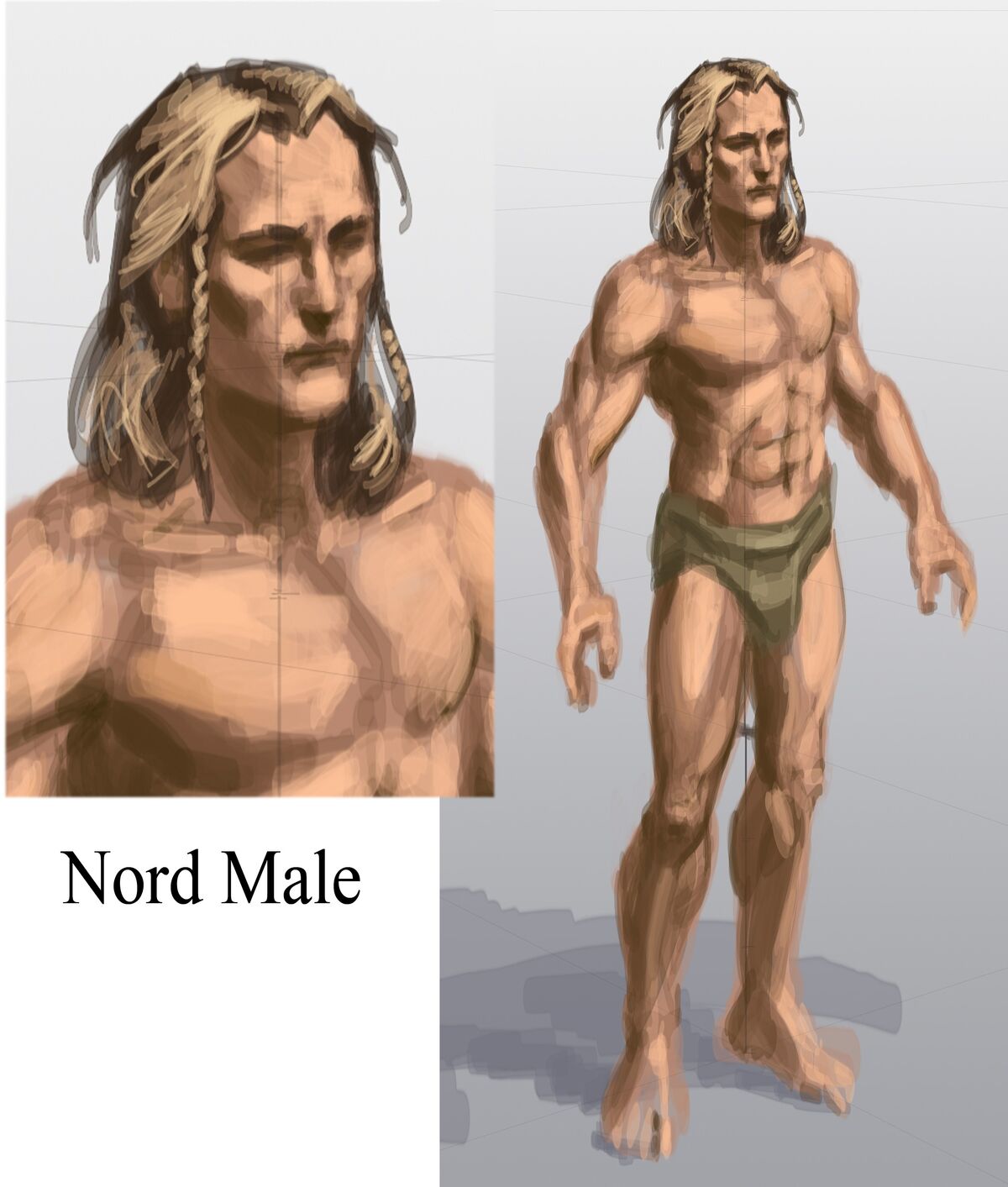 art conceptuel nord skyrim