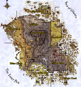 Vvardenfell Regional Map