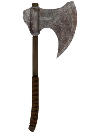 Oblivion IronWarAxe