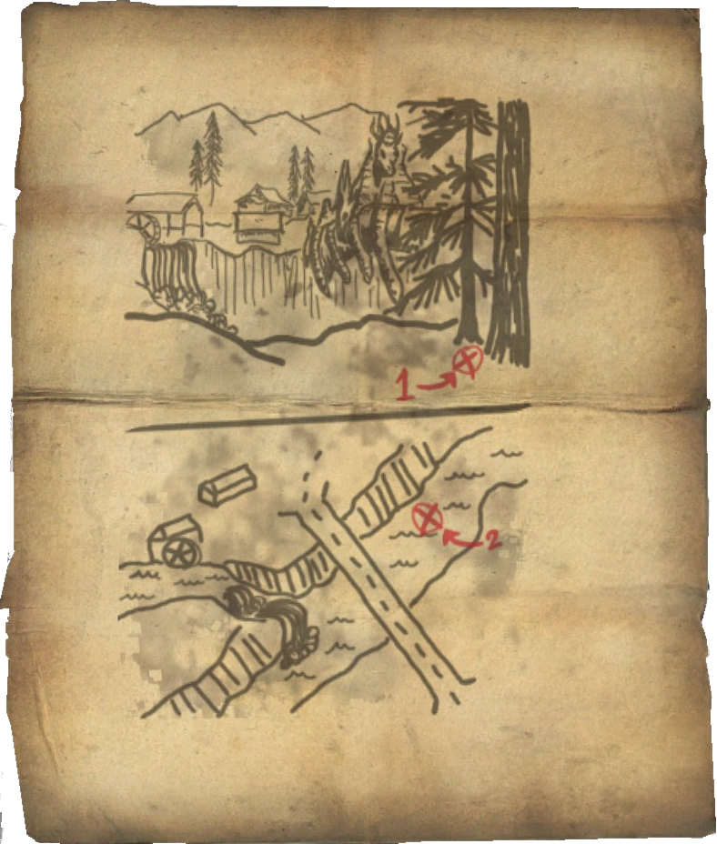 Fort Neugrad Treasure Map Treasure Maps (Skyrim) | Elder Scrolls | Fandom