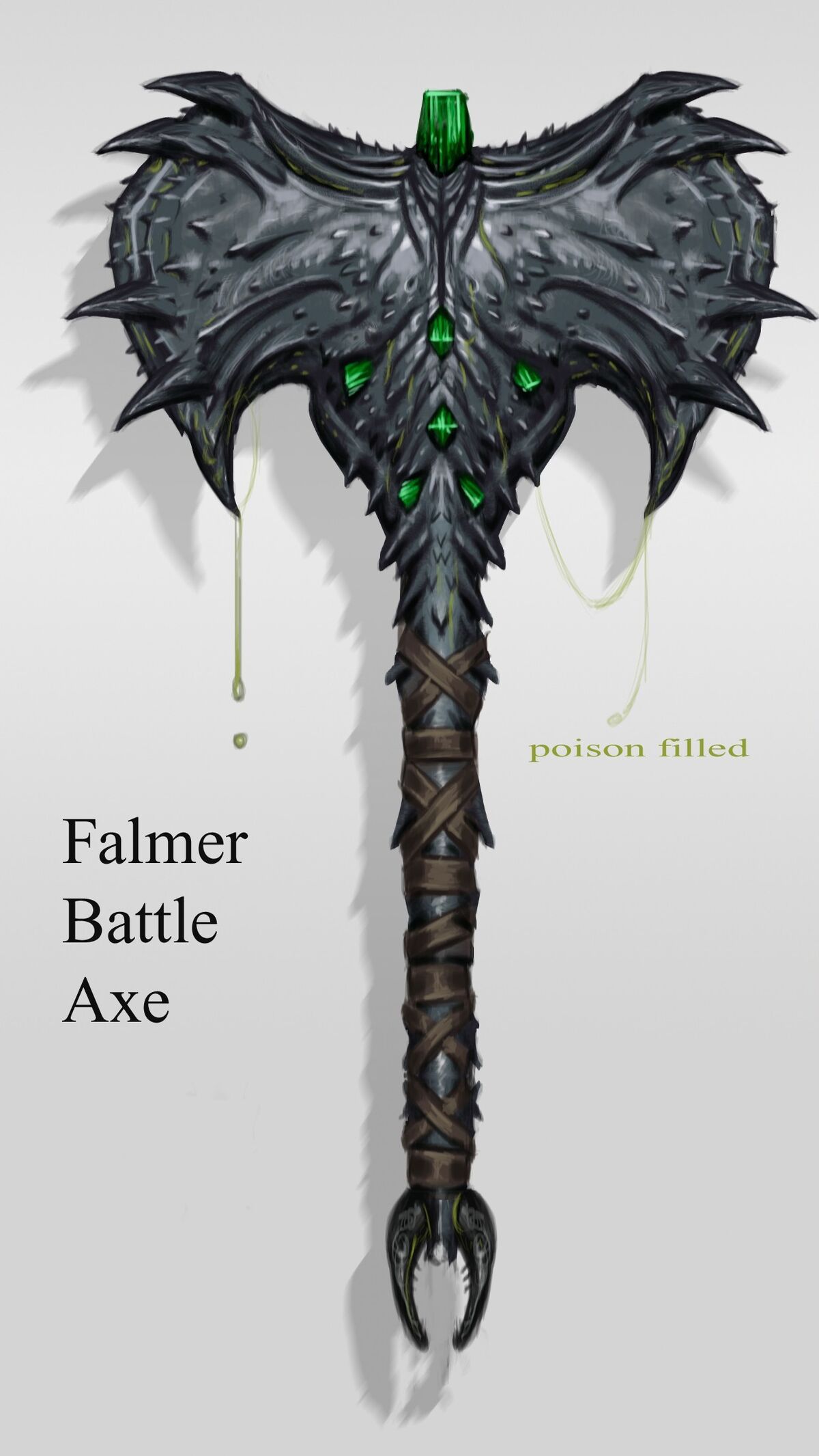 skyrim concept art weapons