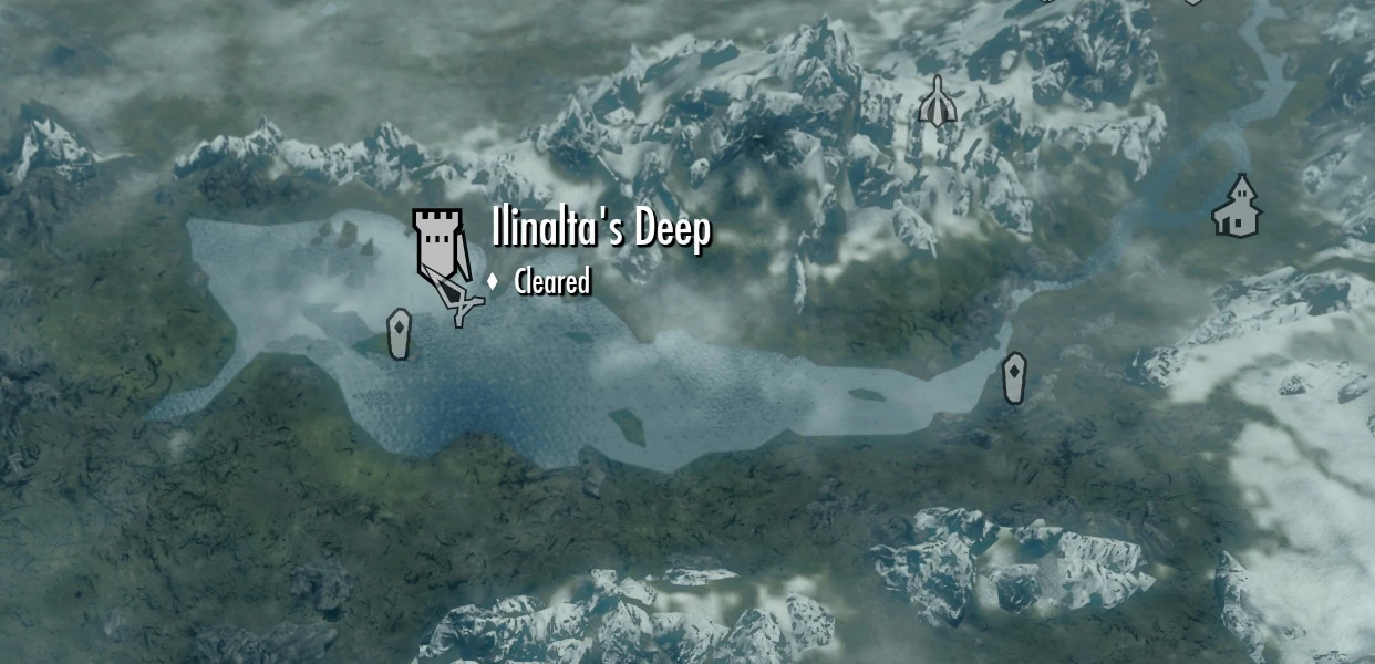 Lake Ilinalta Skyrim Map Ilinalta's Deep | Elder Scrolls | Fandom