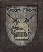 Ragged Flagon Shop Sign