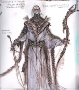 A Dragon Priest, the previous rulers of Skyrim under their Dragon overlords, now powerful undead enemies.