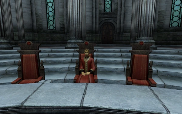 Канцлер Окато на одном из тронов