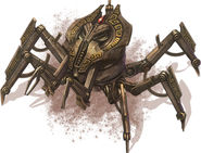 Concept art for the Dwarven Spider as seen in Online