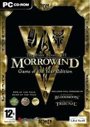 L'édition Jeu de l'Année de Morrowind.