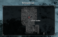 Korvanjund Crypt (Red Circle is the Jagged Crown)