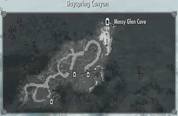 Mossy Glen Cave Map