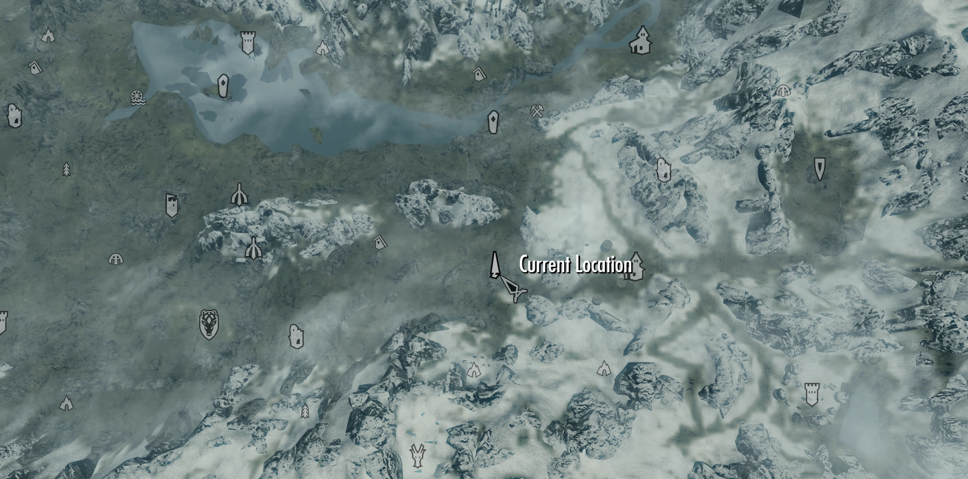 Helgen Cave Exit Map Bandit Camp: Helgen Cliffs | Elder Scrolls | Fandom
