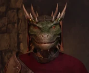 Ocheeva, face lit in a closeup in Oblivion Remastered.