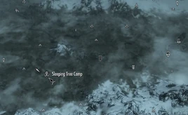 Sleeping tree camp map