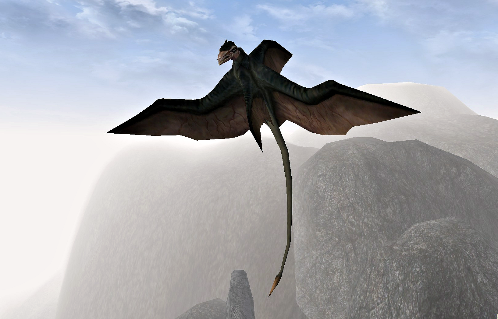 morrowind where are all the birds going