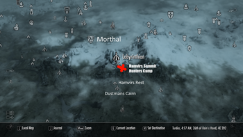 Location Of Hamvirs Summit Hunters Camp