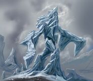 A Frost Atronach. Large, hulking Daedra.