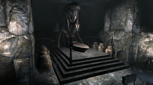 Алтарь святилища Намиры.