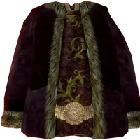 burgundy and black outfit