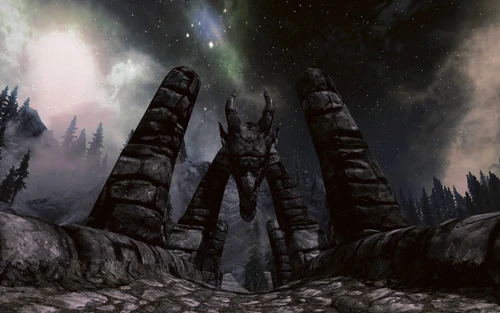 Драконий Мост ночью