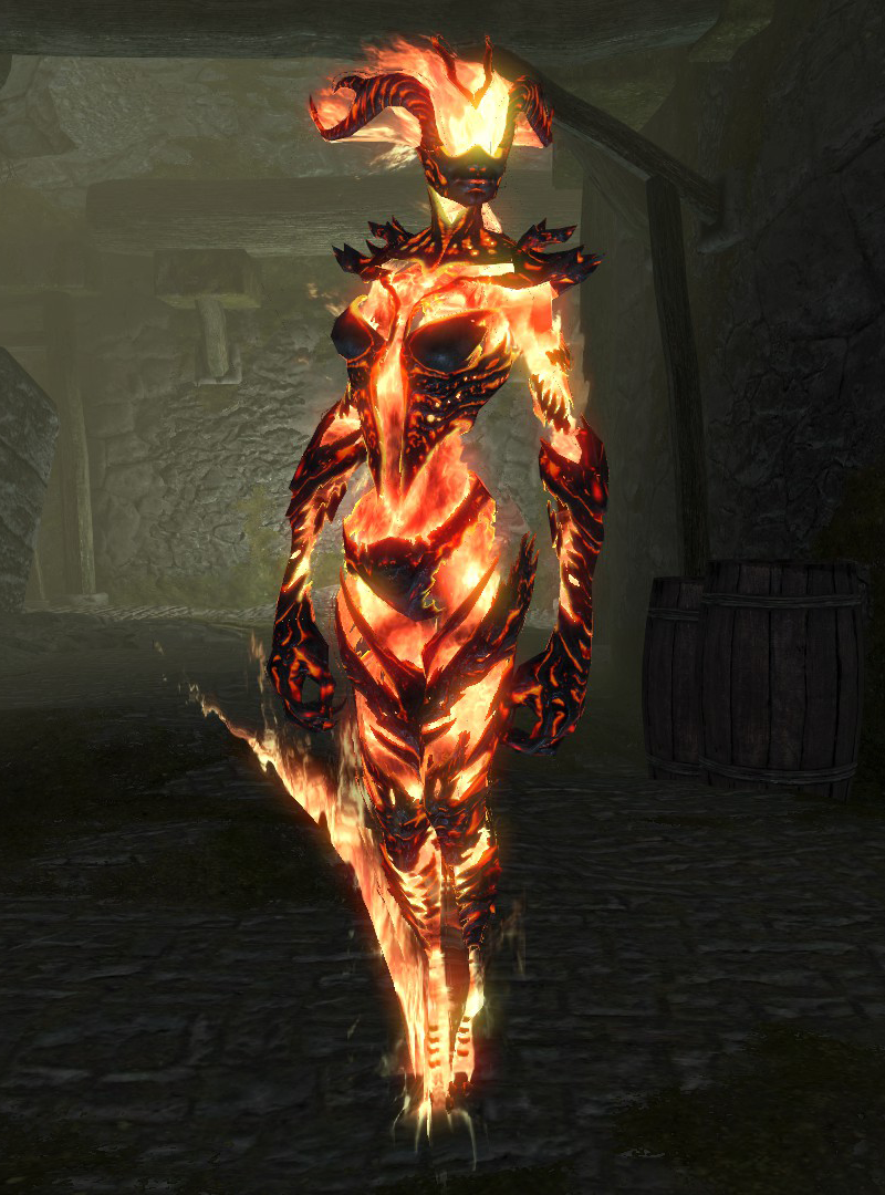 Flame Atronach Skyrim Elder Scrolls Fandom