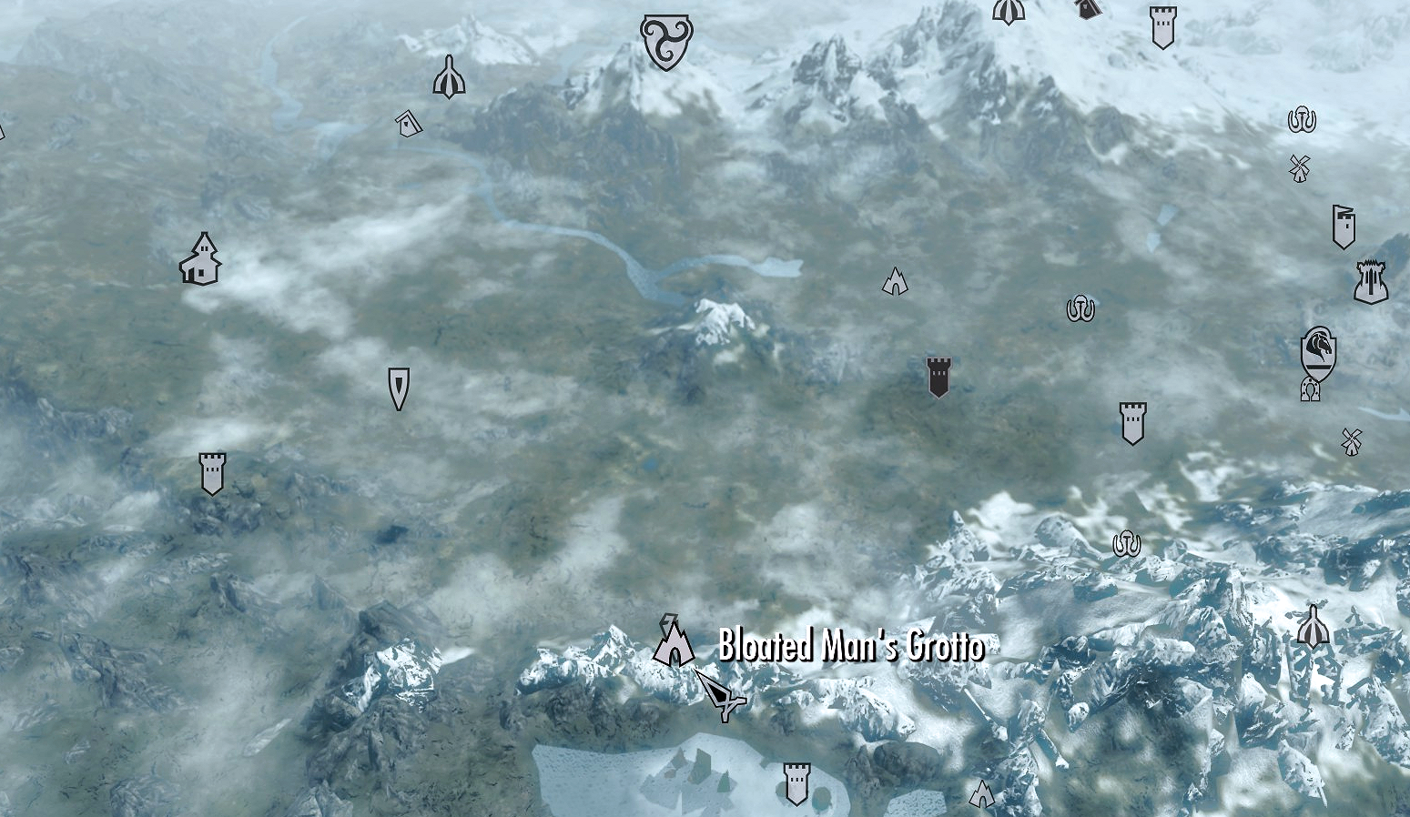 Featured image of post Bloated Man s Grotto Skyrim Map It is situated in the hills west of brittleshin pass south of sleeping tree camp and north of lake ilinalta