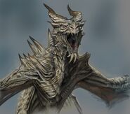 Frontview of Paarthurnax.