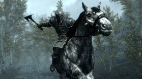 Dawnguard-mounted-axeman