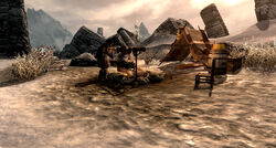 Campamento de Valmir cercano a Hueste de Forel.