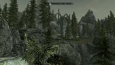 View at the Bleak Falls Barrow early in the morning.