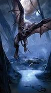 Karta „Lunarny nietoperzołak” z gry The Elder Scrolls Legends