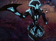 A Dwarven Sphere charged by a Dwarven Spider.